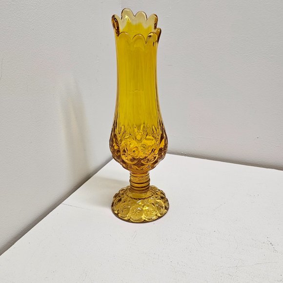 Kanawha Moon and Stars Orange Swung Vase - Picture 5 of 11